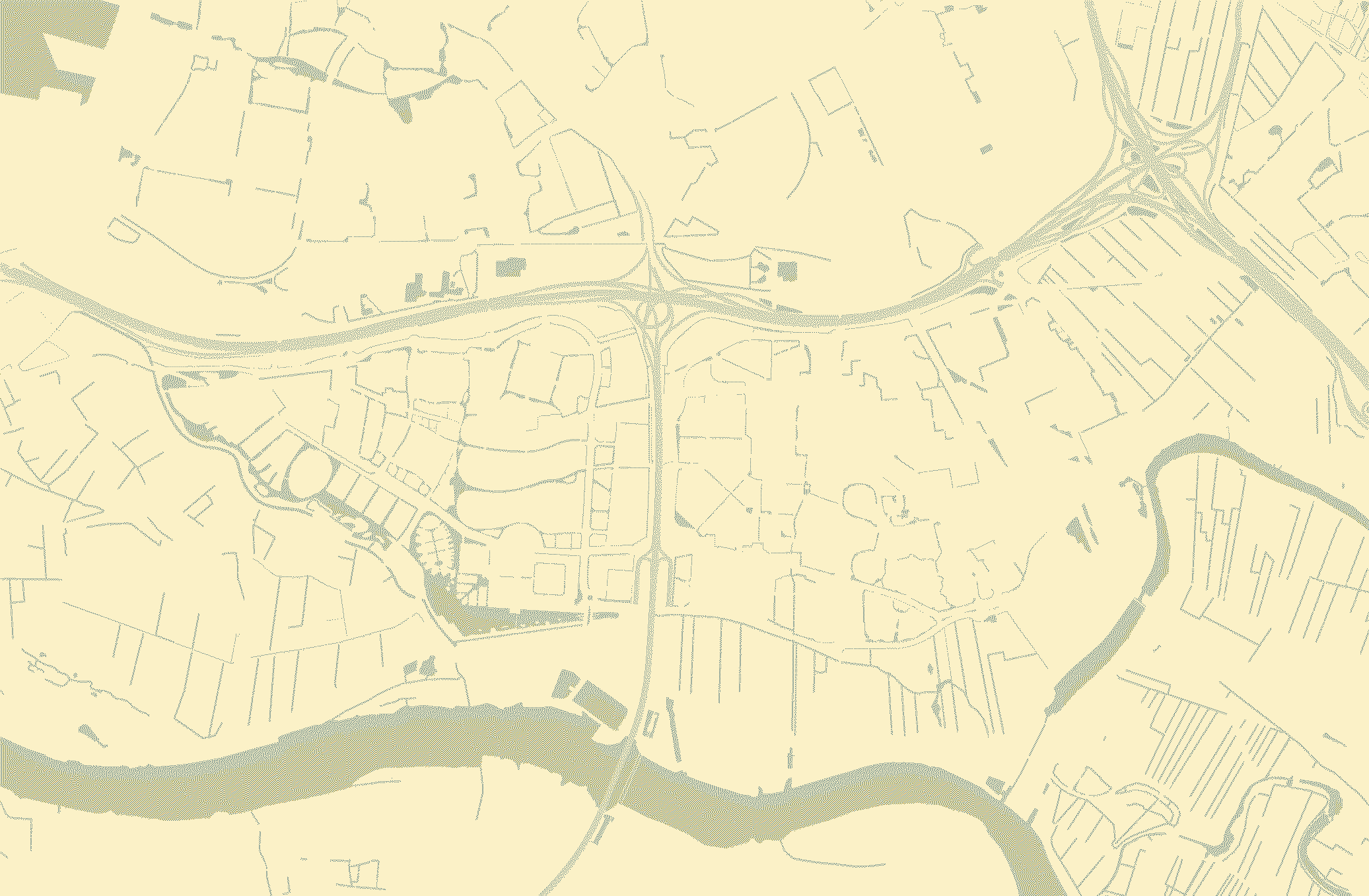 Stylize map of Barendrecht